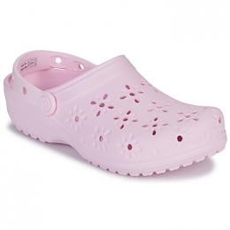 KlompenCrocsClassicFloralCutOutClog