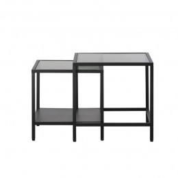 NordicHomeOlanglazenbijzettafels-setvan2-zwart