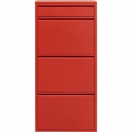 SchoenenkastCarusorood31ladenKareDesign