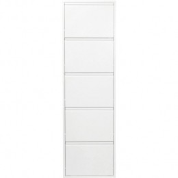SchoenenkastCarusowit5ladenKareDesign