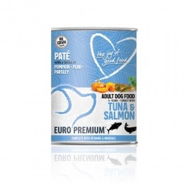 6xEuro-PremiumPatAdultHondenvoerNatTunaSalmon400gr