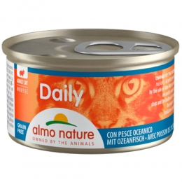 48xAlmoNatureDailyMenuMousseKattenvoerNatOceaanvis85gr