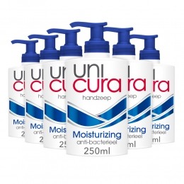 6xUnicuraVloeibareHandzeepPrebioticaMoisturizing250ml