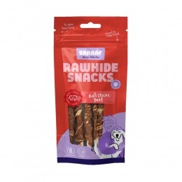 BraaafRolsticksHondensnackVleesVis12cm80gr