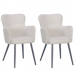 Setvan2eetkamerstoelenWingteddystofPoletoPole