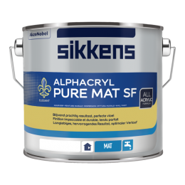 SikkensAlphacrylPureMatSF-OpKleurGemengd-25L