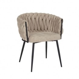 Bronx71EetkamerstoelRiverchenillebeige