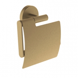 ToiletrolhouderWiesbadenAlonzoMetKlepGeborsteldMessing