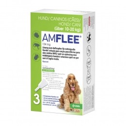AmfleeSpotOnAntiVlooienenTekenDruppelsHond10-20kg3pipetten
