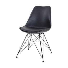 EssenceMetalEetkamerstoelZwart-ZwartOnderstel