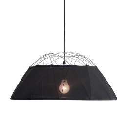 Glowhanglamp120largezwart