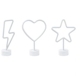 Beliani-FLORETTA-LEDdecorsetvan3-Multicolor-Synthetischmateriaal