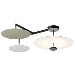 Flat5905plafondlampLEDWhiteGreenL1GreyL1