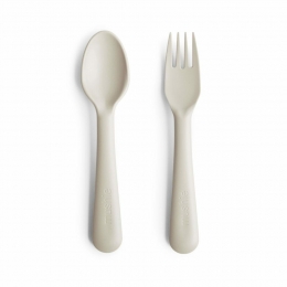 MushieKinderbestekSetLepelenVorkIvory1set