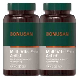 GratisVerzending2xBonusanMultiVitalForteActief90vegacapsules