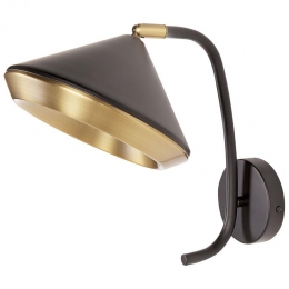 Beliani-MOKVI-Wandlamp-Zwart-Metaal