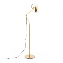 FURNILUX-SLEEKVLOERLAMP-GOUD-47x28x161cm