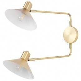 Beliani-KADASSA-Wandlamp-Goud-Staal