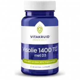 GratisVerzending2xVitakruidVisolie1400MetD3TriglyceridenEPA40DHA3030capsules