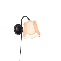 QAZQAKlassiekewandlampzwartmetlampenkapgoud-Nona