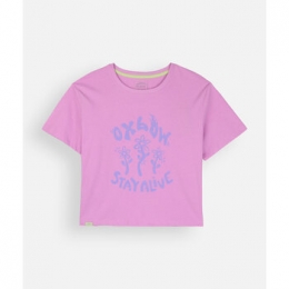 T-shirtKorteMouwOxbowCroppedT-shirtmetprintopderugEXTAZ