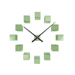 Karlsson-WallClockDIYCubicMetallic