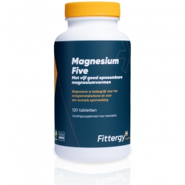 GratisVerzendingFittergySupplementsMagnesiumFive120tabletten