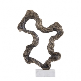 PTMDMaryanBrassShapedAluCastedStatueMarbleBaseL