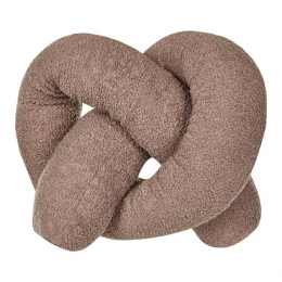 Beliani-GLADIOLUS-Knoopkussen-Bruin-Teddystof