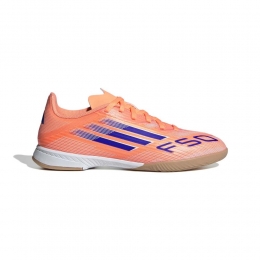 adidasF50LeagueZaalvoetbalschoenenINKidsOranjeBlauwWit
