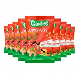 9xGoodiesSnackLlamaPuffsPizza30gr