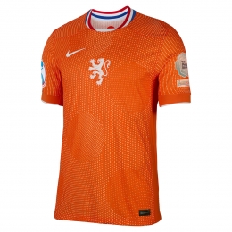 NikeNederlandThuisshirtAuthenticOranjeLeeuwinnen2025-2027HerenEK2025Badges