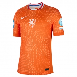 NikeNederlandThuisshirtOranjeLeeuwinnen2025-2027HerenEK2025Badges