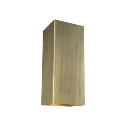 ArtdelightWandlampDante2XLAntiekBronsGU10UpDownlight