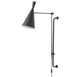 Beliani-MARISA-Wandlamp-Zwart-Metaal