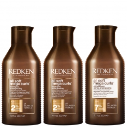 RedkenAllSoftMegaCurlHydratingandNourishingShampooDuowithConditionerforCurlyandCoilyHair