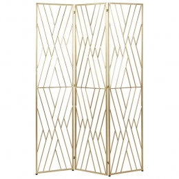 Beliani-ASOLO-Kamerscherm-Goud-Metaal