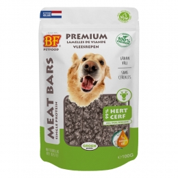 BFPetfoodMeatBarsHert100gr