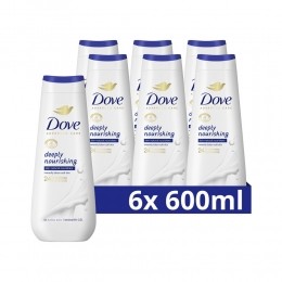 6xDoveDouchecrmeDeeplyNourishing600ml