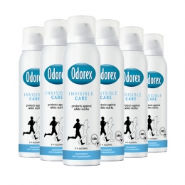 6xOdorexDeodorantSprayInvisibleCare150ml