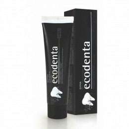 4xEcodentaTandpastaExtraWhiteningBlackHoutskool100ml