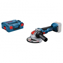 BoschGWX18V-1018VLi-IonAccuX-LOCKHaakseSlijperBodyInL-Boxx-125mm-Koolborstelloos