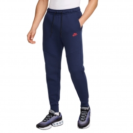 NikeTechFleeceSportswearJoggingbroekDonkerblauwRoodZwart