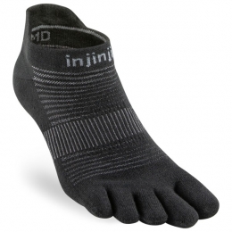 Injinji-RunLightweightNo-Show-HardloopsokkenmaatLzwart