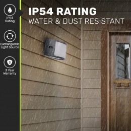 NortonLEDwandlampDiffuus-E27Fitting-Modernemuurlampmax18Watt-IP54voorbinnenenbuiten-Dubbelzijdig-Zwartvoorbinnenenbuiten