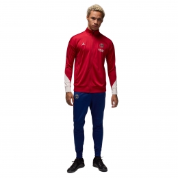 NikeParisSaint-GermainxJordanStrikeTrainingspakFull-Zip2024-2025RoodBlauwWit