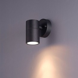 WandlampMason-IP44Spatwaterdicht-Muurlampvoorbinnenenbuiten-InclGU10fitting-Dimbaar-Industrilewandlamp-Zwartvoorbinnenenbu