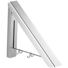 XIVADADroogrekLici-Inklapbaar-Aluminium-Droogrekmuur-Zilver