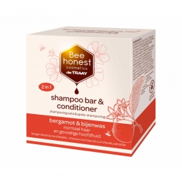 BeeHonestShampoobarConditionerBergamotBijenwas80gr