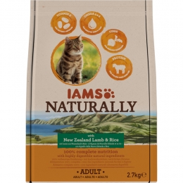 3xIAMSNaturallyKatAdultNewSealandLamRijst27kg